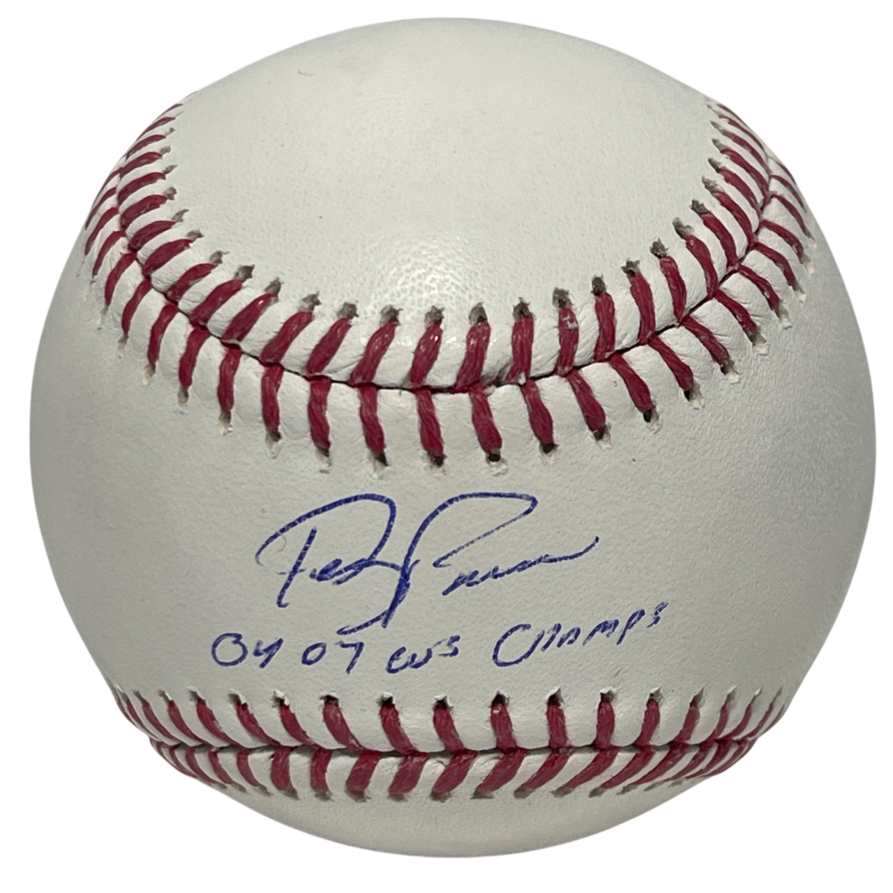 Terry Francona Signed ROMLB Baseball w/ 04 07 WS Champs Beckett Witness BAS COA0