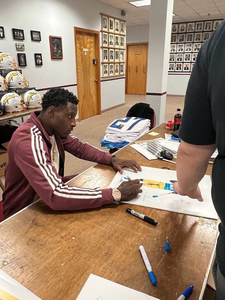 JC Jackson Signed Auto Autographed 16x20 Photo BAS COA Los Angeles Chargers B4