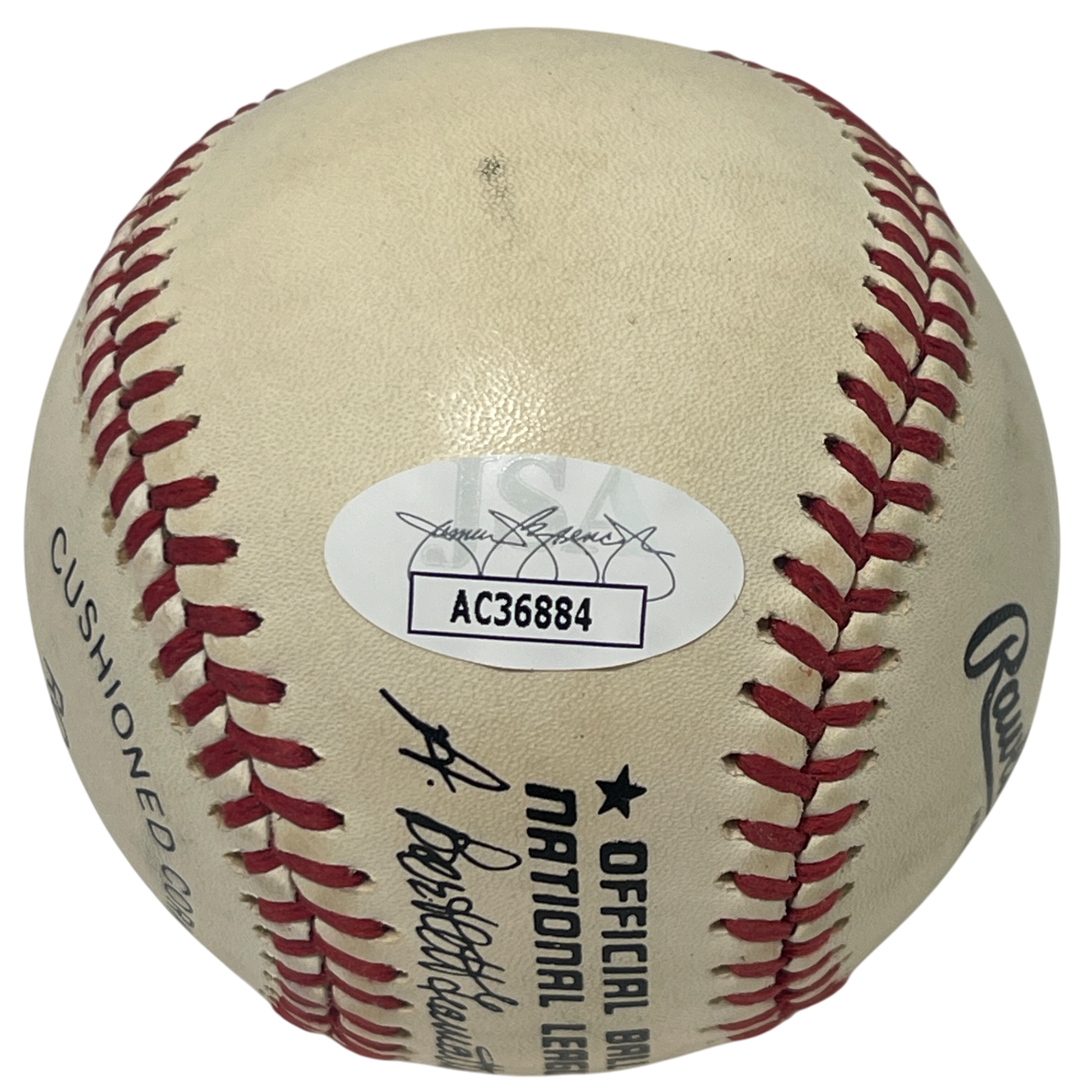 Fernando Valenzuela Signed Rawlings National League Baseball Dodgers JSA COA D5