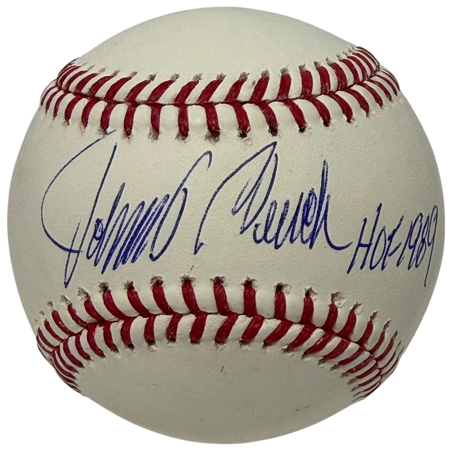Johnny Bench Signed Autographed ROMLB Baseball w/ HOF 1989 JSA COA Reds0