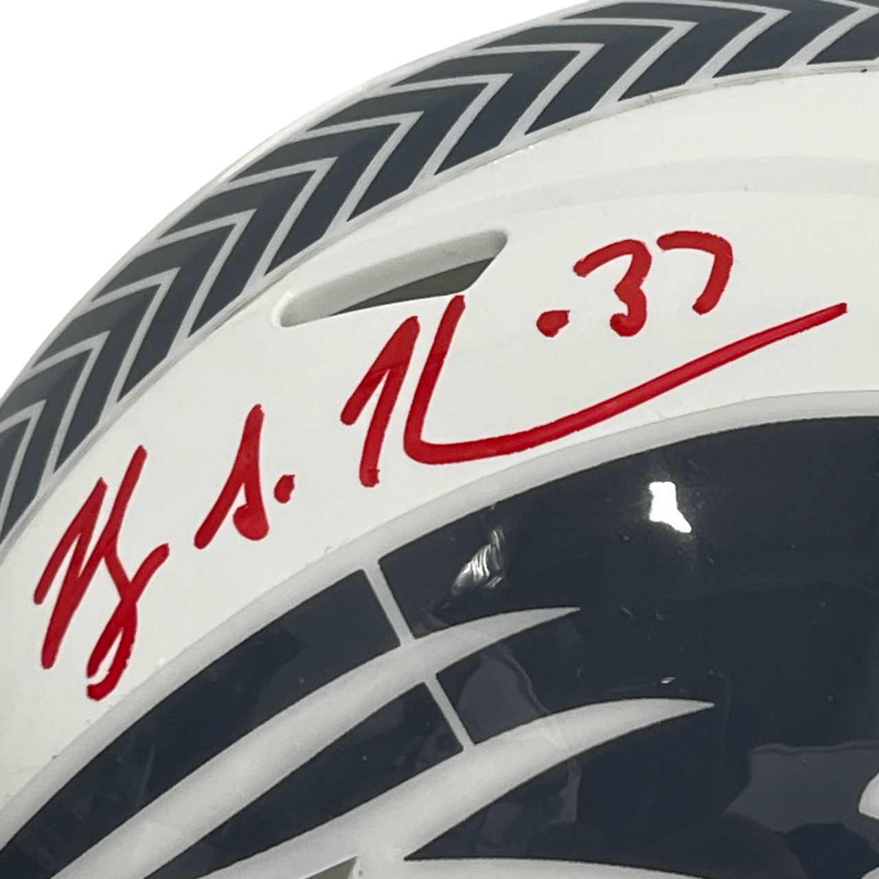 Rodney Harrison Signed NE Patriots Salute Mini Helmet w/ SBC Beckett Wit BAS COA1