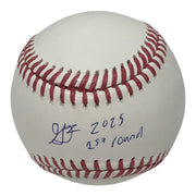 Gavin Fien Signed Autographed ROMLB Baseball w/ 2025 1st Round JSA COA Nationals0