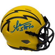 Anthony Miller Signed Chargers Rave Mini Helmet w/ 5x Pro JSA Witness COA0