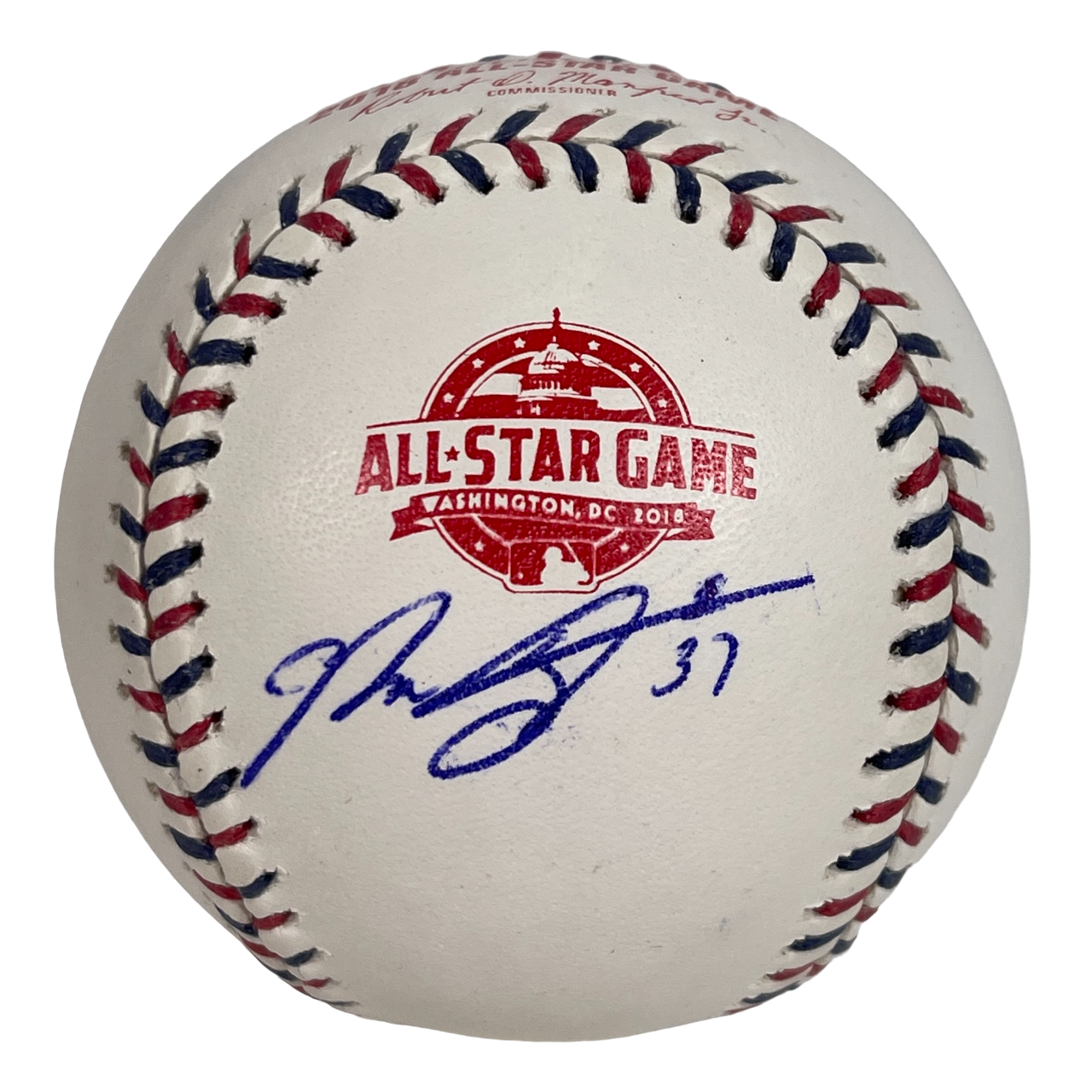 Max Scherzer Signed 2018 All Star Game ROMLB Baseball JSA COA Nationals A0