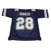 Malik Hooker Signed Dallas Cowboys Custom Jersey Beckett Witness BAS COA0