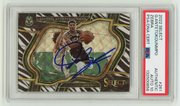 Giannis Antetokounmpo 2022-2023 Panini Select Zebra Prizm Signed PSA 10 Auto0