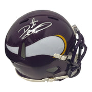 Daunte Culpepper Signed Minnesota Vikings TB Mini Helmet JSA Witness COA0