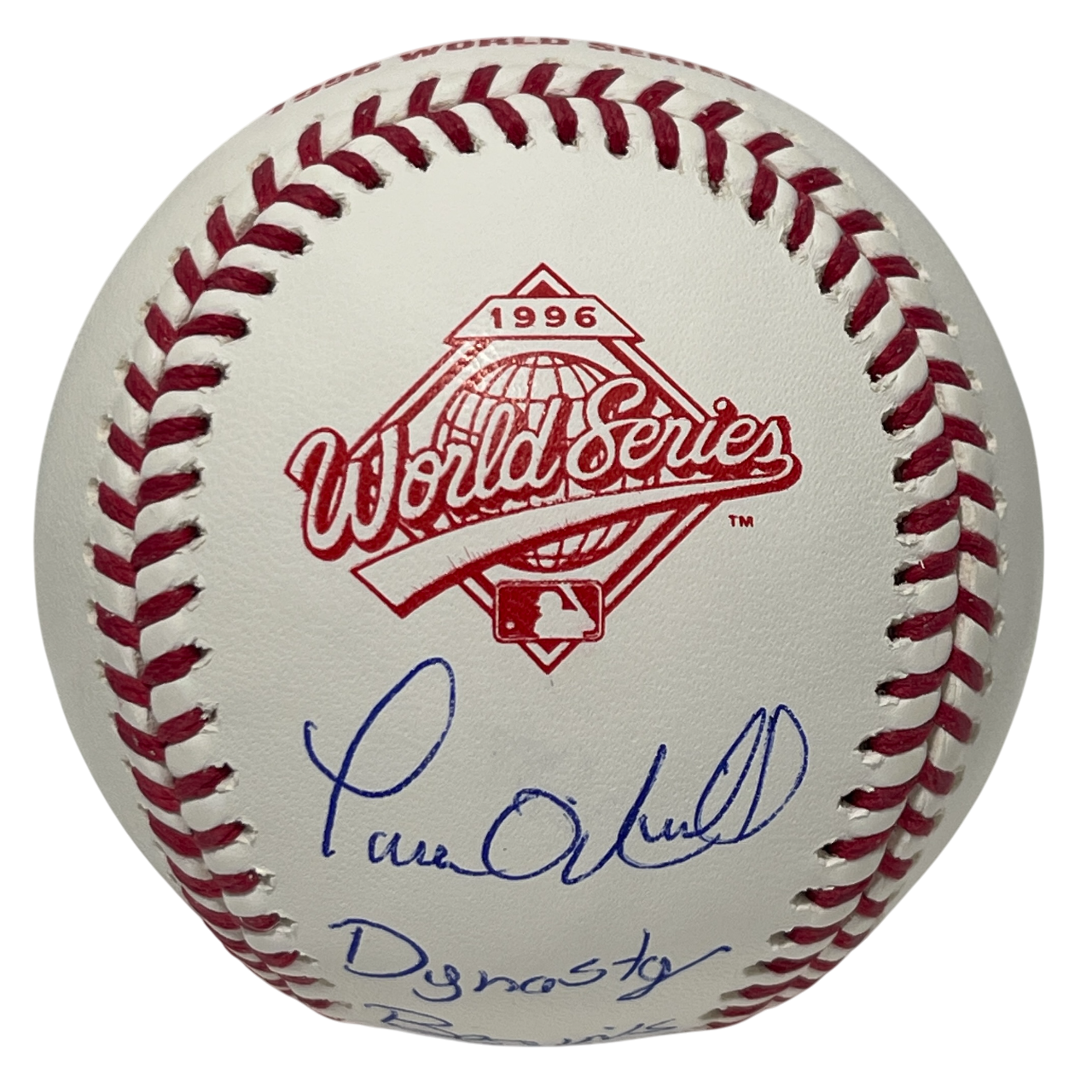 Paul O'Neill Signed 1996 WS ROMLB Baseball Dynasty Begins Beckett BAS COA A0
