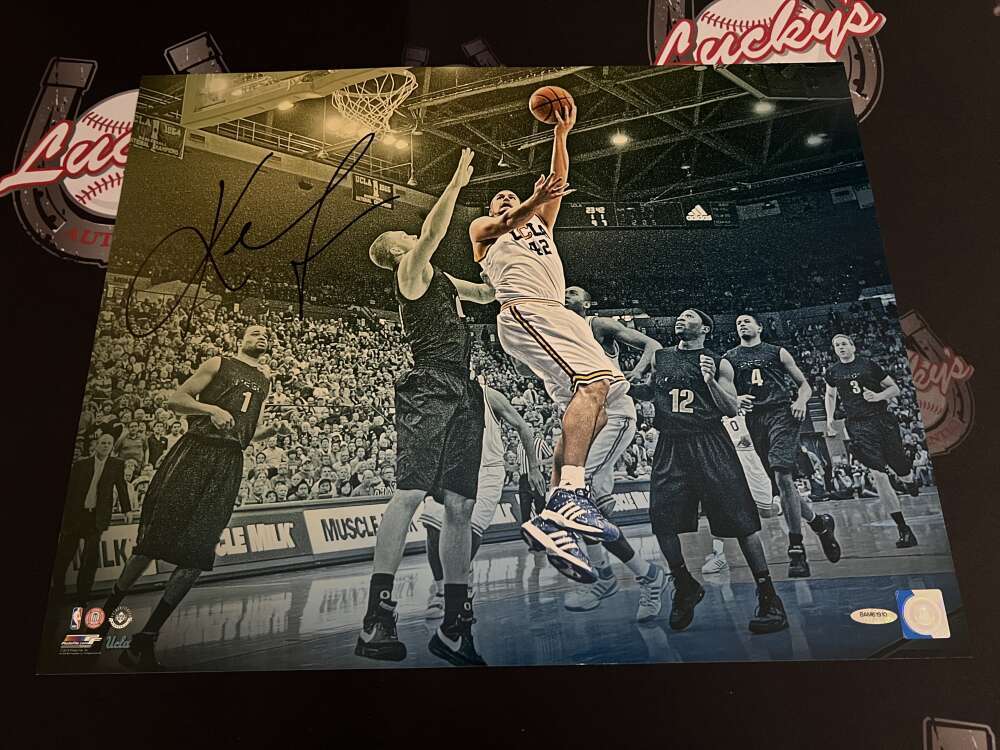 Kevin Love Signed Auto 16x20 Photo Westwood Colors Upper Deck UDA COA UCLA0