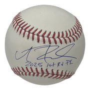 Andrew Fischer Signed ROMLB Baseball w/ 2025 1st RD Pick JSA Witness COA0