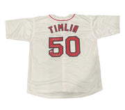 Mike Timlin Signed Boston Red Sox Custom Jersey 2x WS Champs Curse PSA COA0
