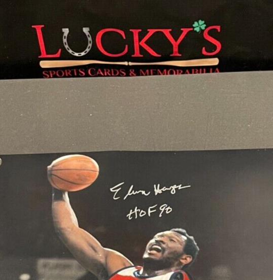 Elvin Hayes Signed Autograph Washington Bullets 16x20 Photo HOF 90 JSA COA1