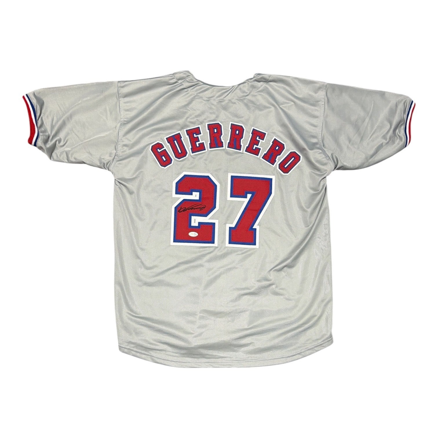 Vladimir Guerrero Signed Autographed Montreal Expos Custom Jersey JSA Wit COA0