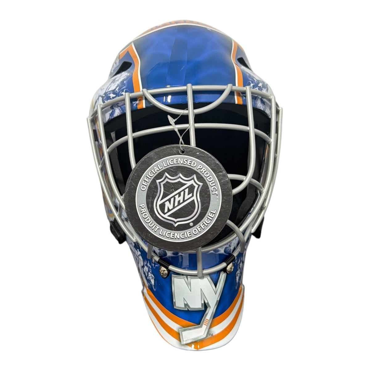 Billy Smith Signed New York Islanders Full Size Goalie Mask w/ 2 Insc JSA W COA3