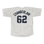 Joba Chamberlain Signed Yankees Custom Jersey w/ 09 WS Champs JSA Witness COA0