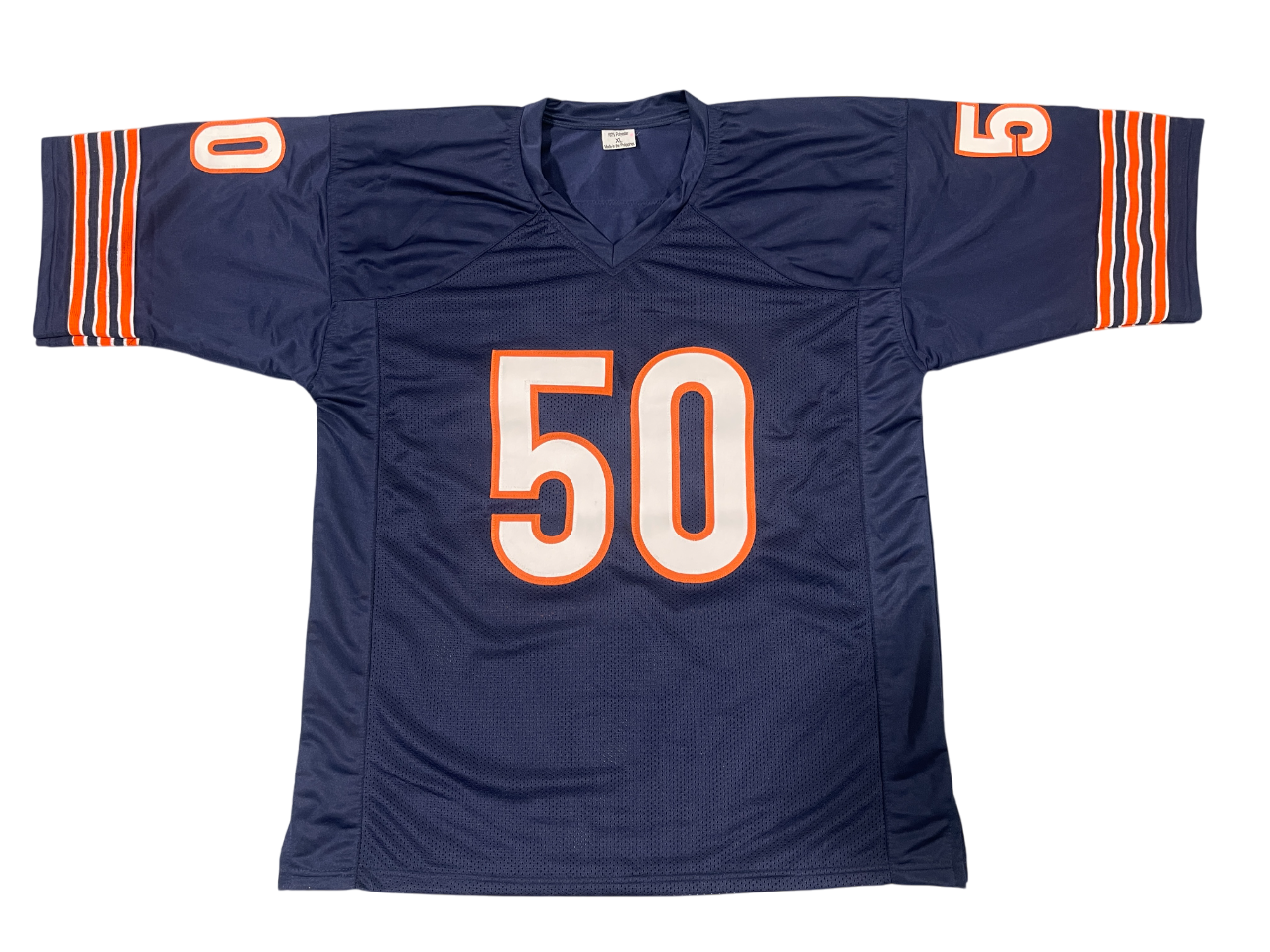 Mike Singletary Signed Chicago Bears Custom Jersey w/ HOF 98 Beckett Wit BAS COA2