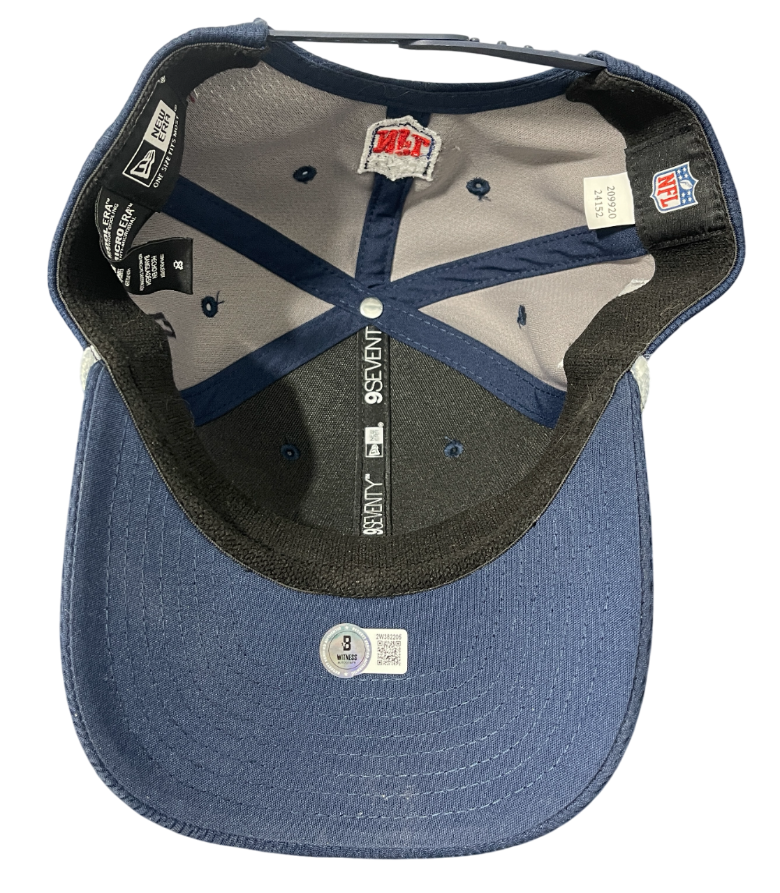 Brandon Aubrey Signed Auto Game Worn 2024 Cowboys Hat Beckett BAS COA #23