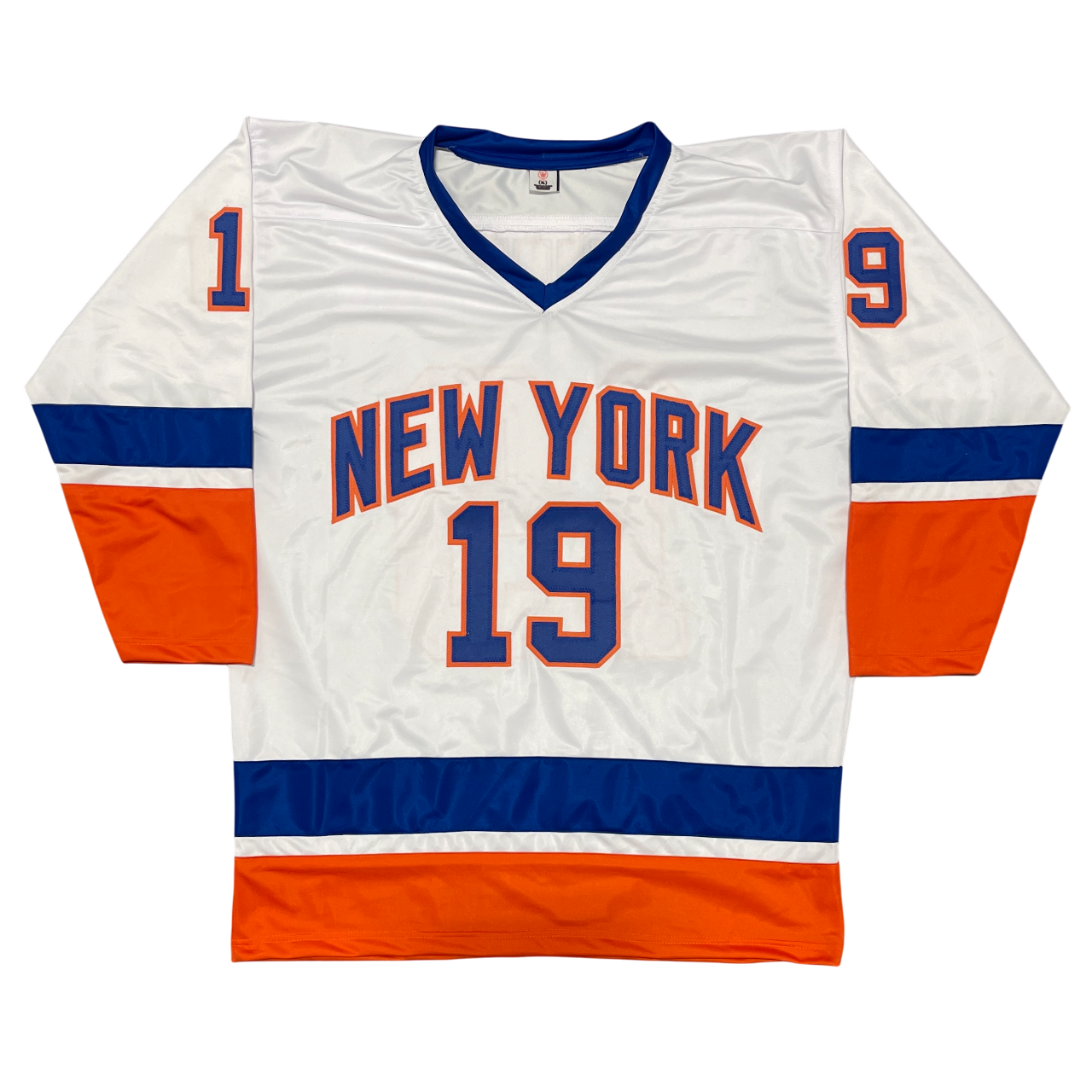 Bryan Trottier Signed Islanders Custom Jersey w/ HOF 97 Beckett Witness BAS COA2