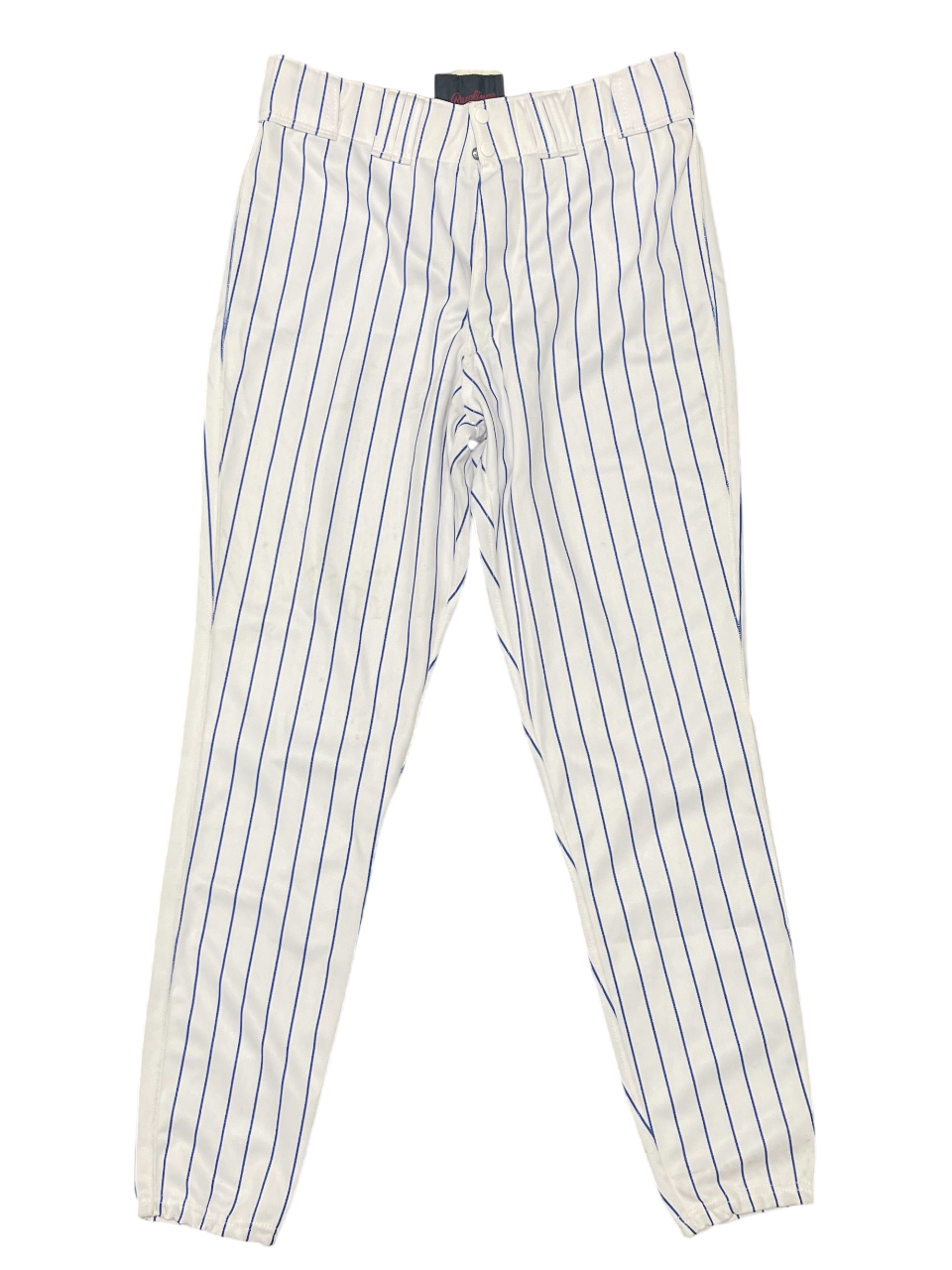 Al Leiter UNSIGNED 2001 New York Mets Game Used White Pinstripe Baseball Pants0