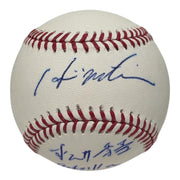 Hideki Matsui Signed Autographed ROMLB Baseball w KANJI Godzilla JSA COA Yankees0