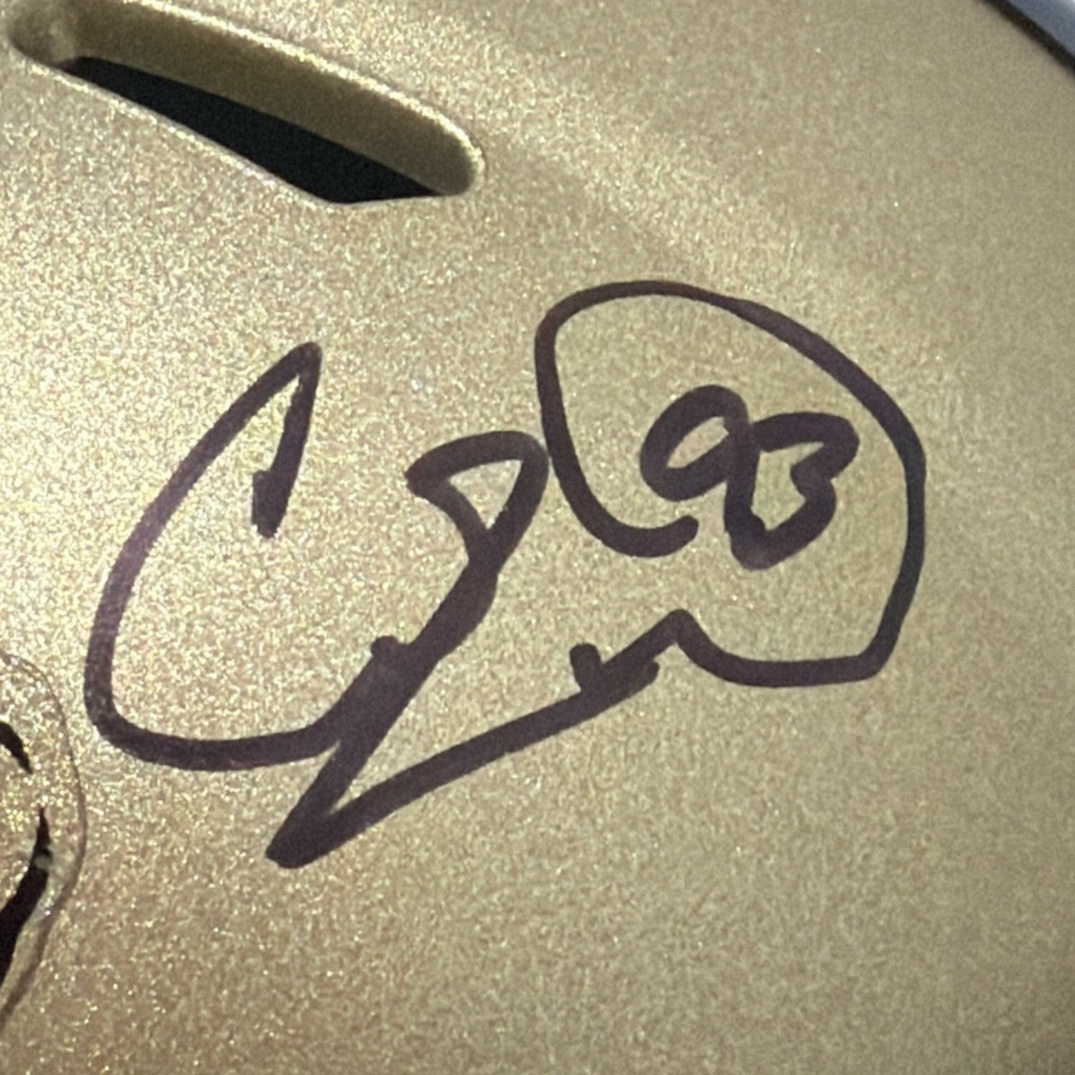 Charlie Ward Signed Autographed Heisman Logo Speed Mini Helmet JSA Witness COA1