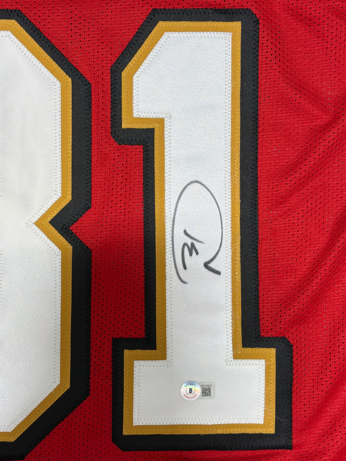 Donte Whitner Signed San Francisco 49ers Custom Jersey Beckett BAS COA1