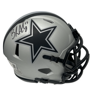 Brandon Aubrey Signed Dallas Cowboys Rave Mini Helmet Beckett Witness BAS COA0