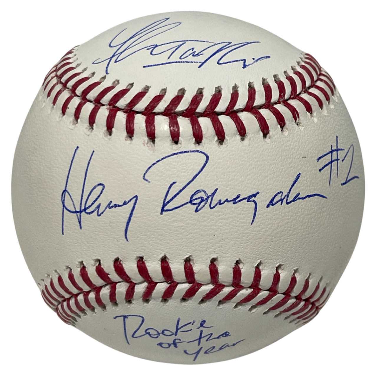 Thomas Ian Nicholas Signed ROMLB Baseball w/ 2 Ins Beckett Witness BAS COA0
