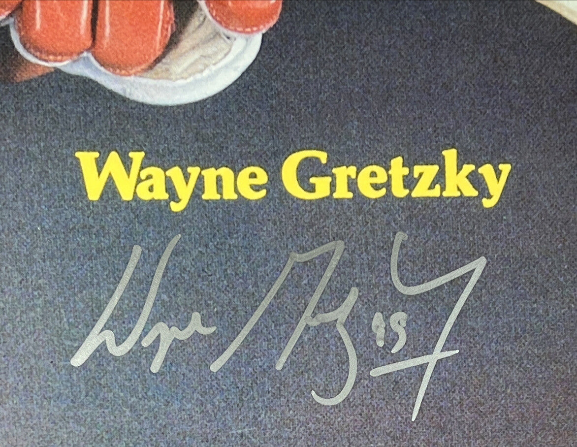 Wayne Gretzky Signed Framed 16x20 Photo SI Sportsman of the Year UDA COA1