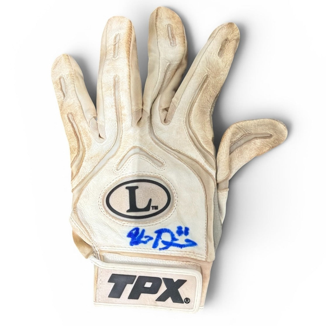 Kevin Plawecki Signed Game Used GU Batting Gloves TPX New York Mets LSCM COA1