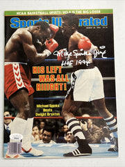 Michael Spinks Jinx Signed Auto Sports Illustrated "HOF 1994" JSA COA 3/28/83 NO0