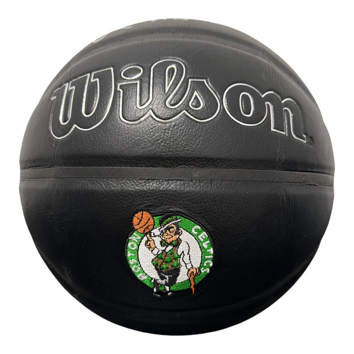 Larry Bird Signed Boston Celtics Premier Black Basketball JSA W COA Bird Holo A1