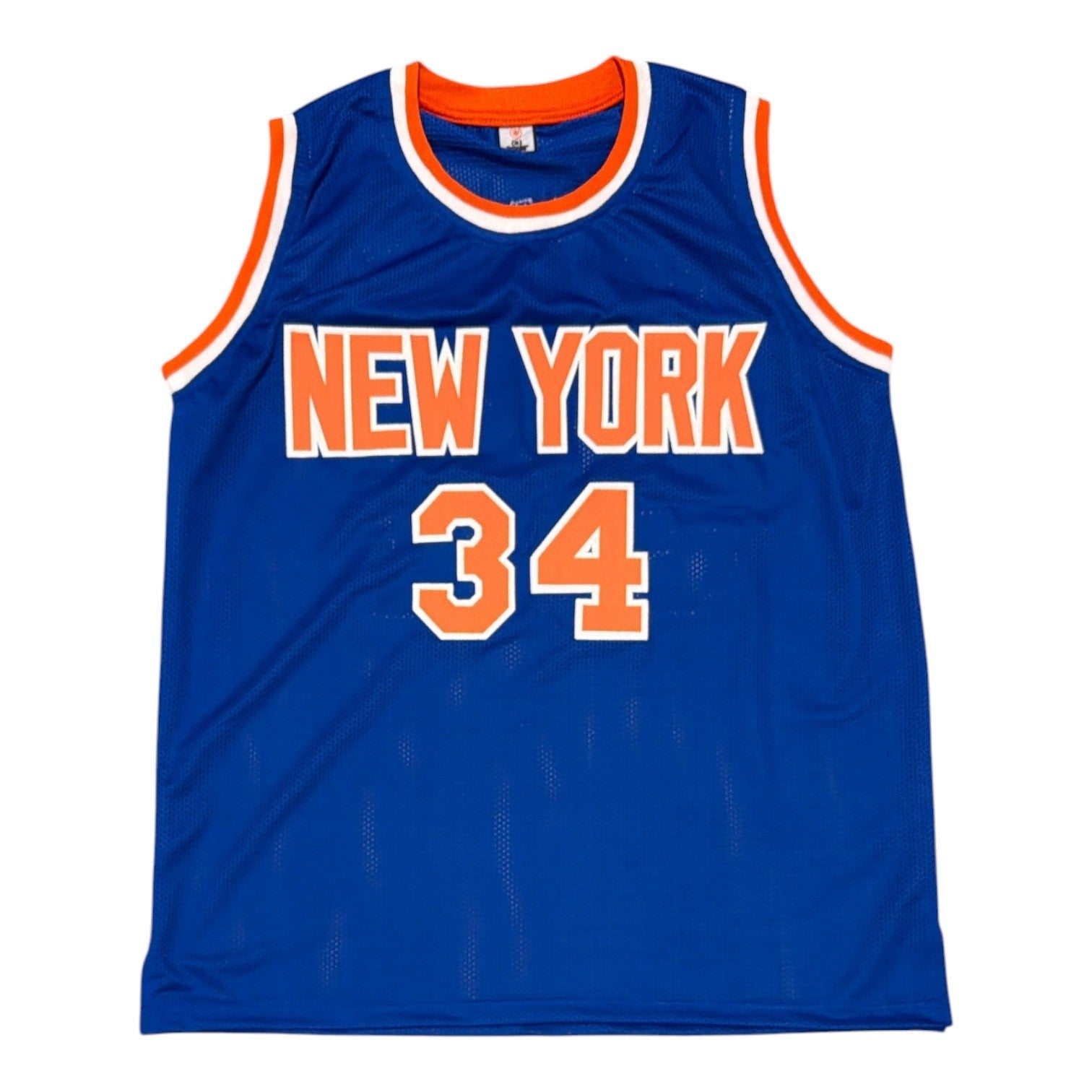 Charles Oakley Signed Autographed New York Knicks Custom Jersey JSA Witness COA2