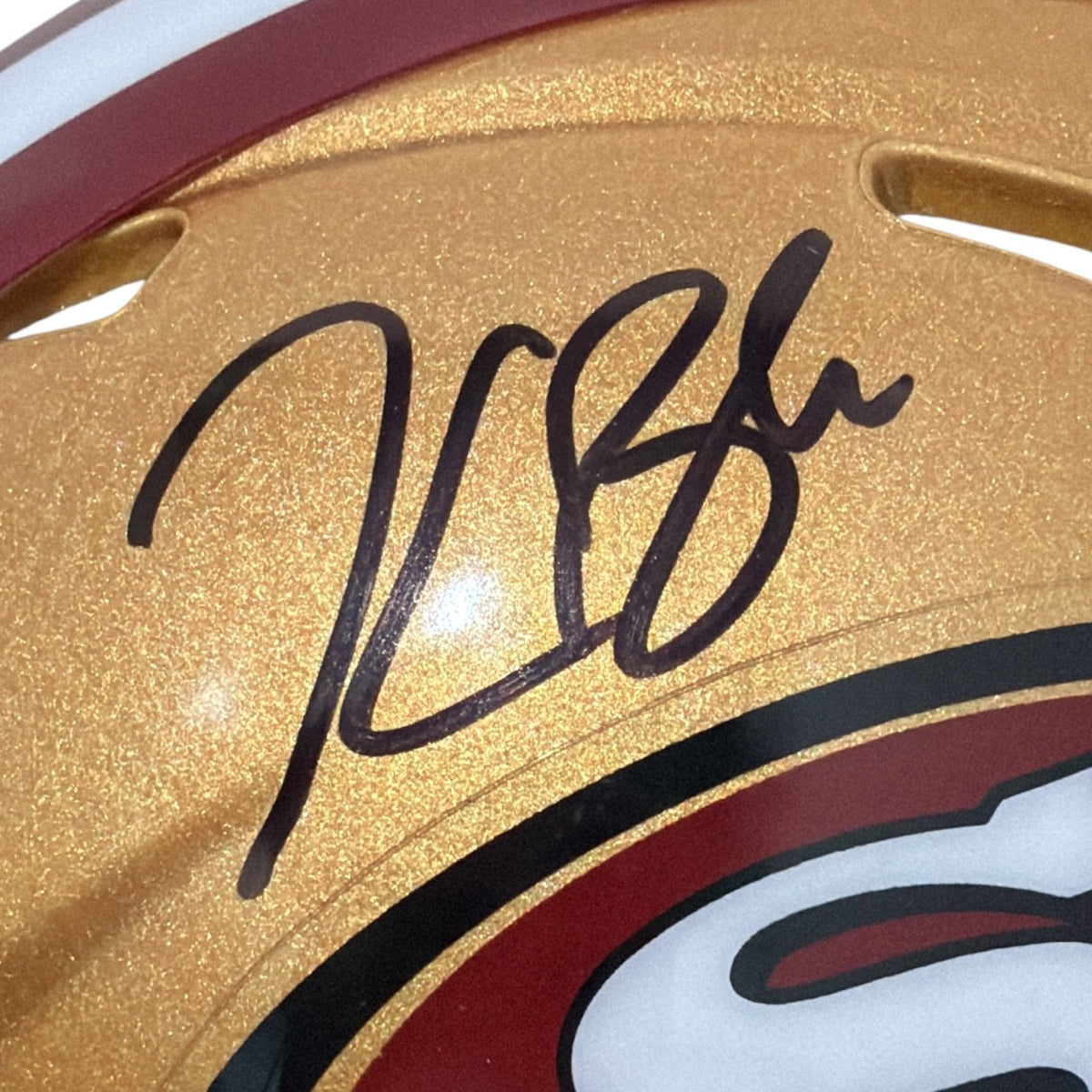 Kaelon Black Signed San Francisco 49ers Speed Mini Helmet Beckett Wit BAS COA1