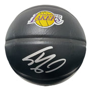 Shaquille O'Neal Signed Black Lakers Wilson Premiere NBA Basketball JSA Wit. COA0