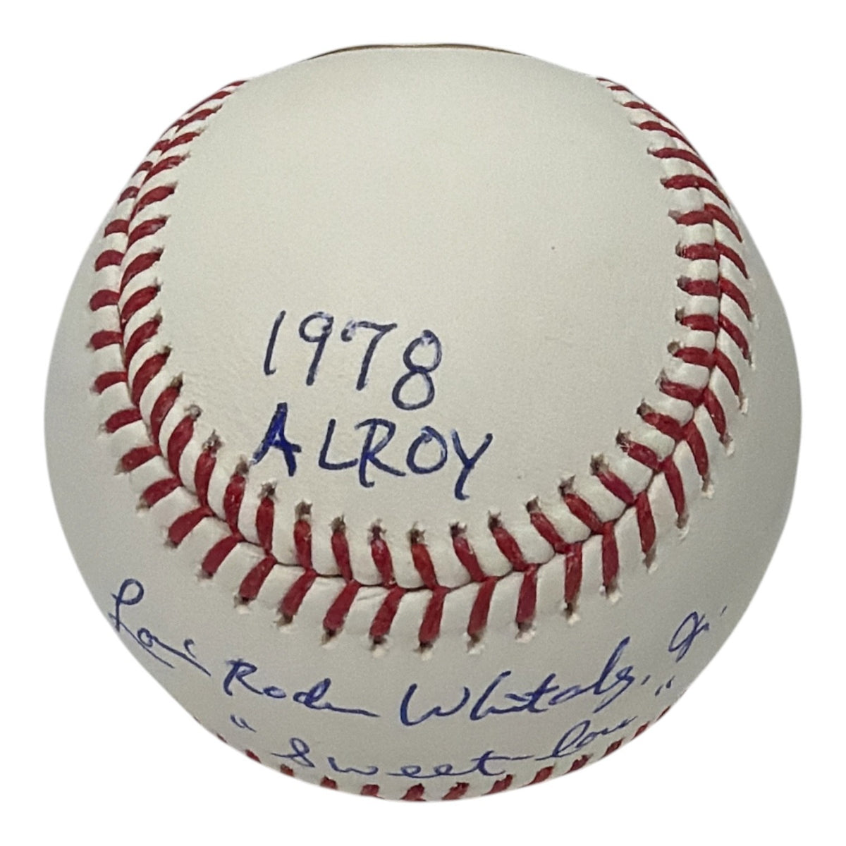 Lou Whitaker Signed Autographed ROMLB Baseball w/ Full Name + 3x Insc JSA COA1