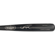 Andrew Fischer Signed Black Louisville Slugger Bat JSA Witness COA Brewers0