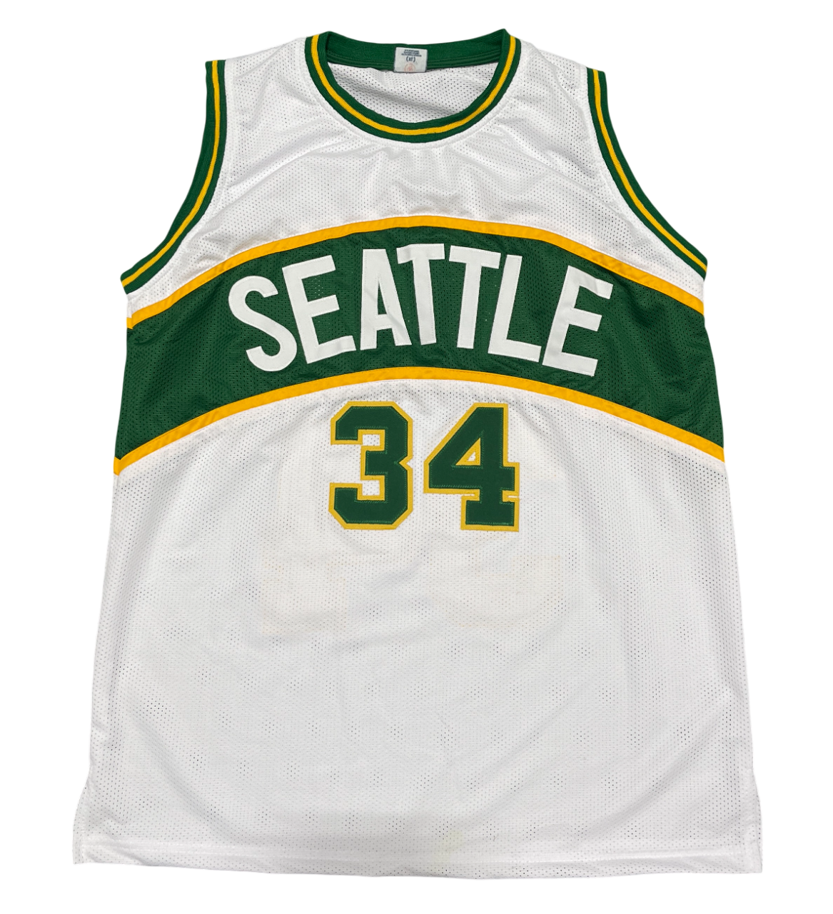 Xavier McDaniel Signed Seattle Sonics Custom Jersey Beckett Witness BAS COA2