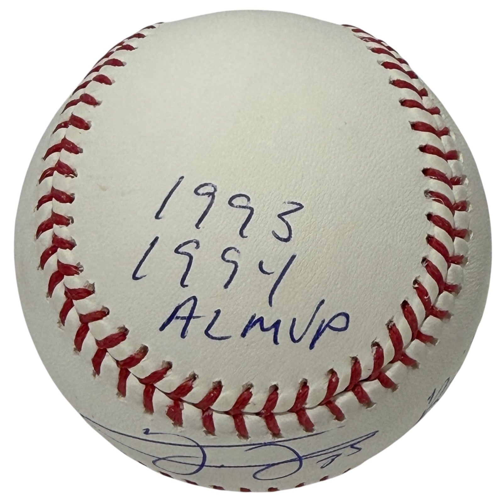 Frank Thomas Signed Autographed ROMLB Baseball w/ 3 Stat Inscs JSA COA HOF2