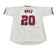 Keibert Ruiz Signed Washington Custom Jersey Beckett Witness BAS COA0