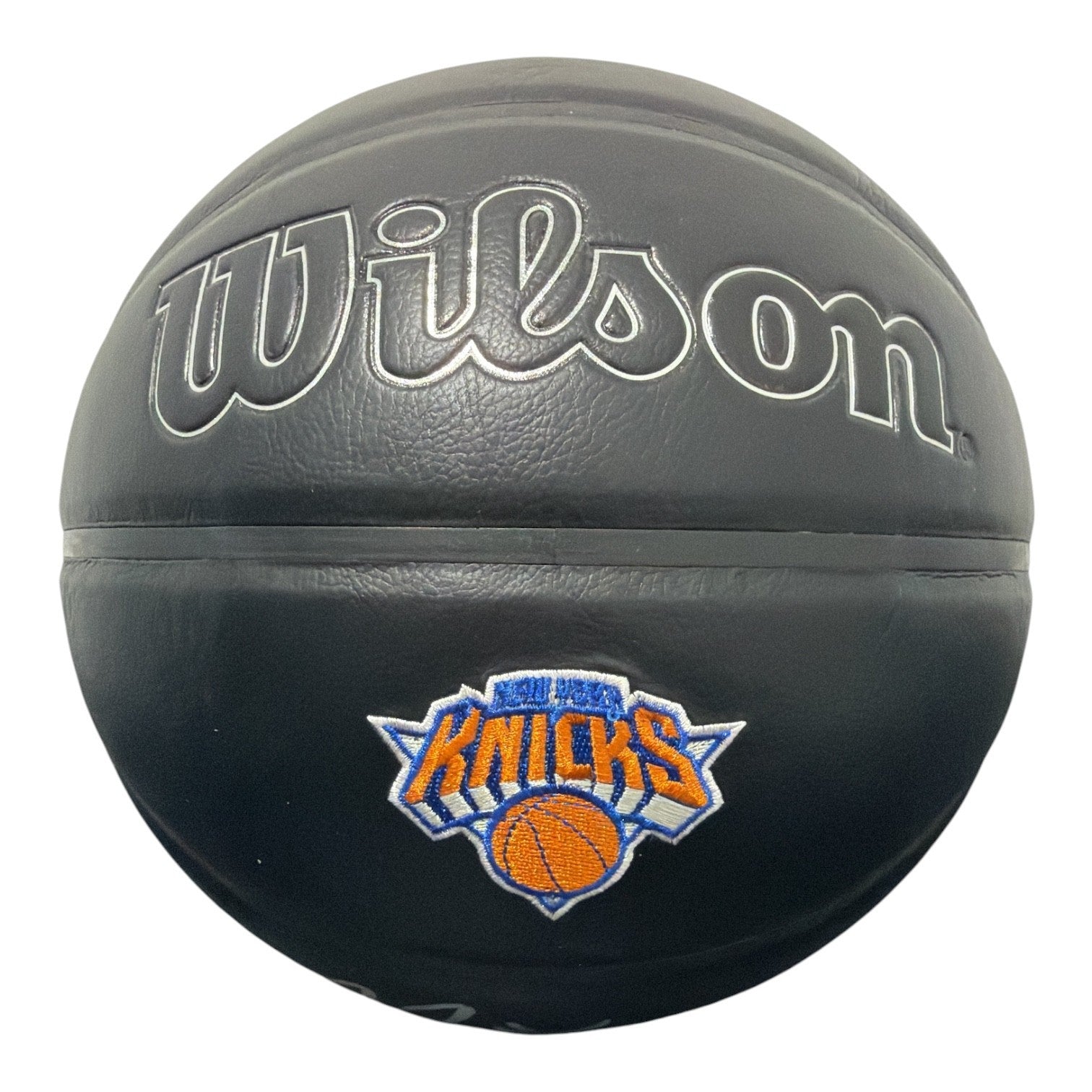 Nate Robinson Signed Knicks Premier Black Basketball w/ 3x Dunk Champ JSA W COA2