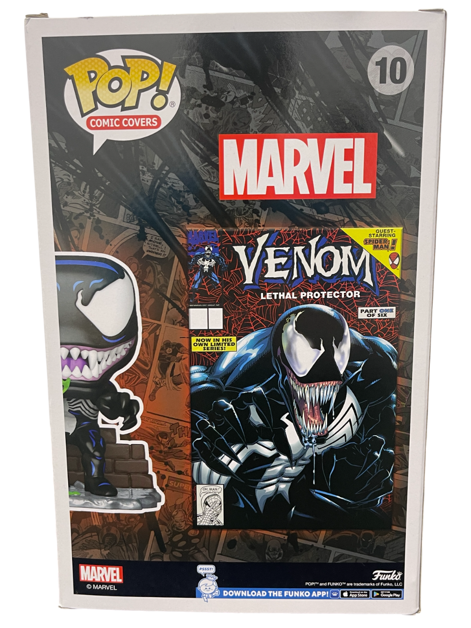 Tom Hardy Signed Venom Funko Pop Comic #10 w Sam De La Rosa Sketch BAS JSA COA C4
