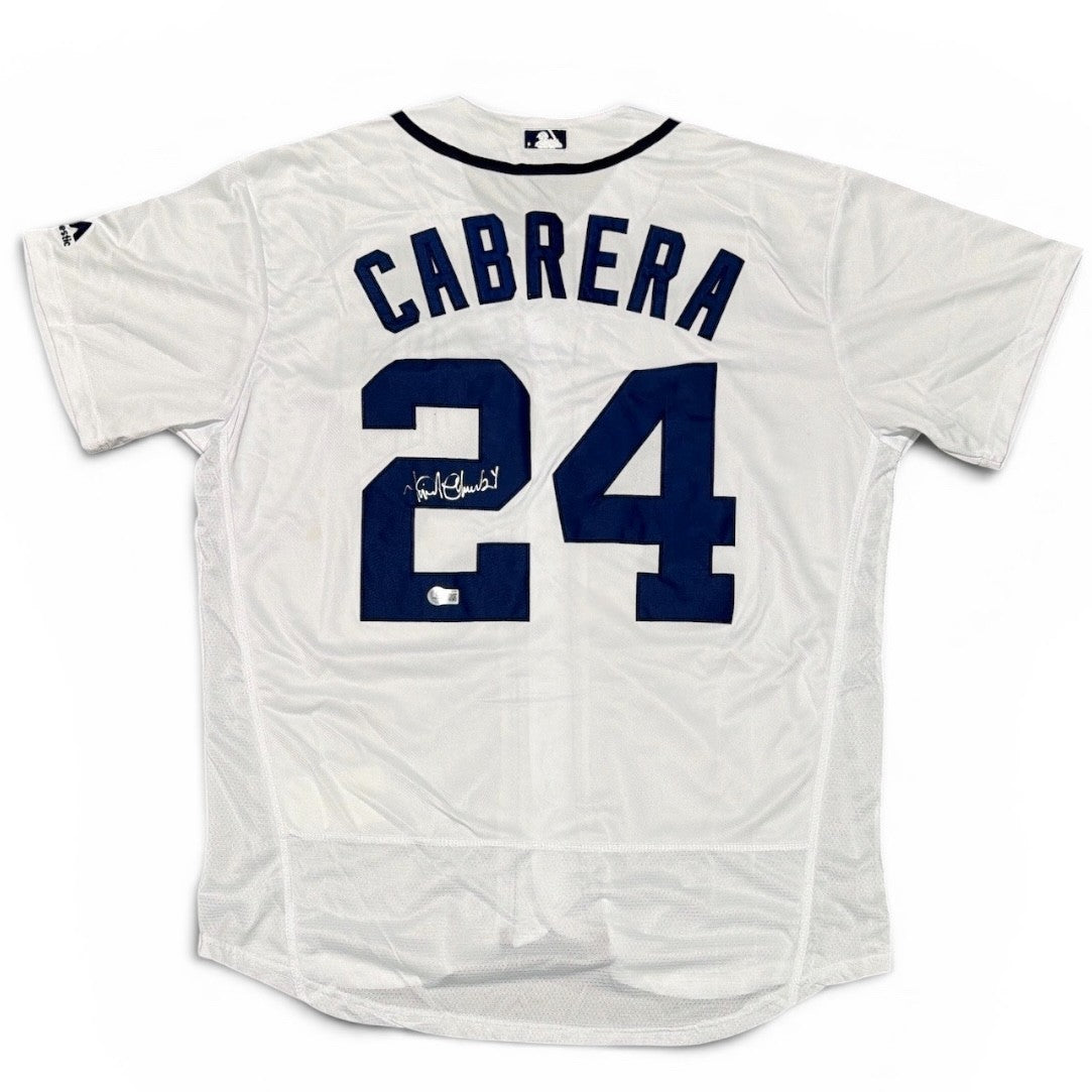 Miguel Cabrera Signed Autographed Detroit Tigers Custom Replica Jersey BAS COA0