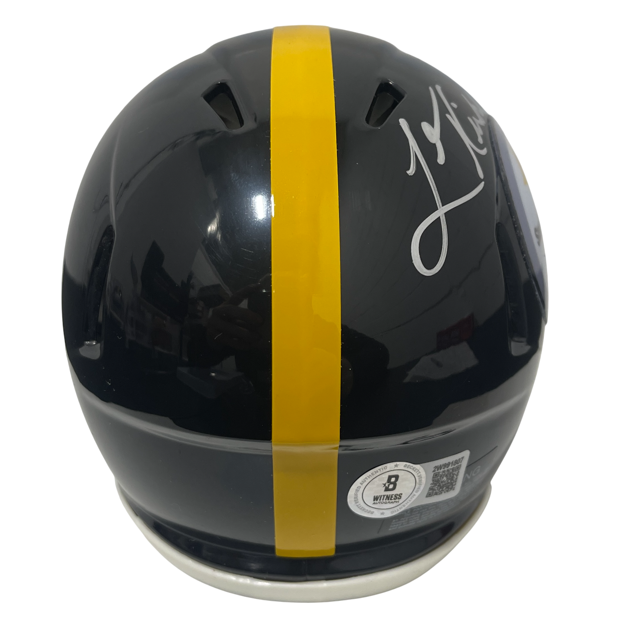 Levon Kirkland Signed Pittsburgh Steelers Speed Mini Helmet Beckett Wit BAS COA2
