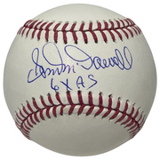 Sam McDowell Signed ROMLB Baseball w/ 6x AS Beckett Witness BAS COA0