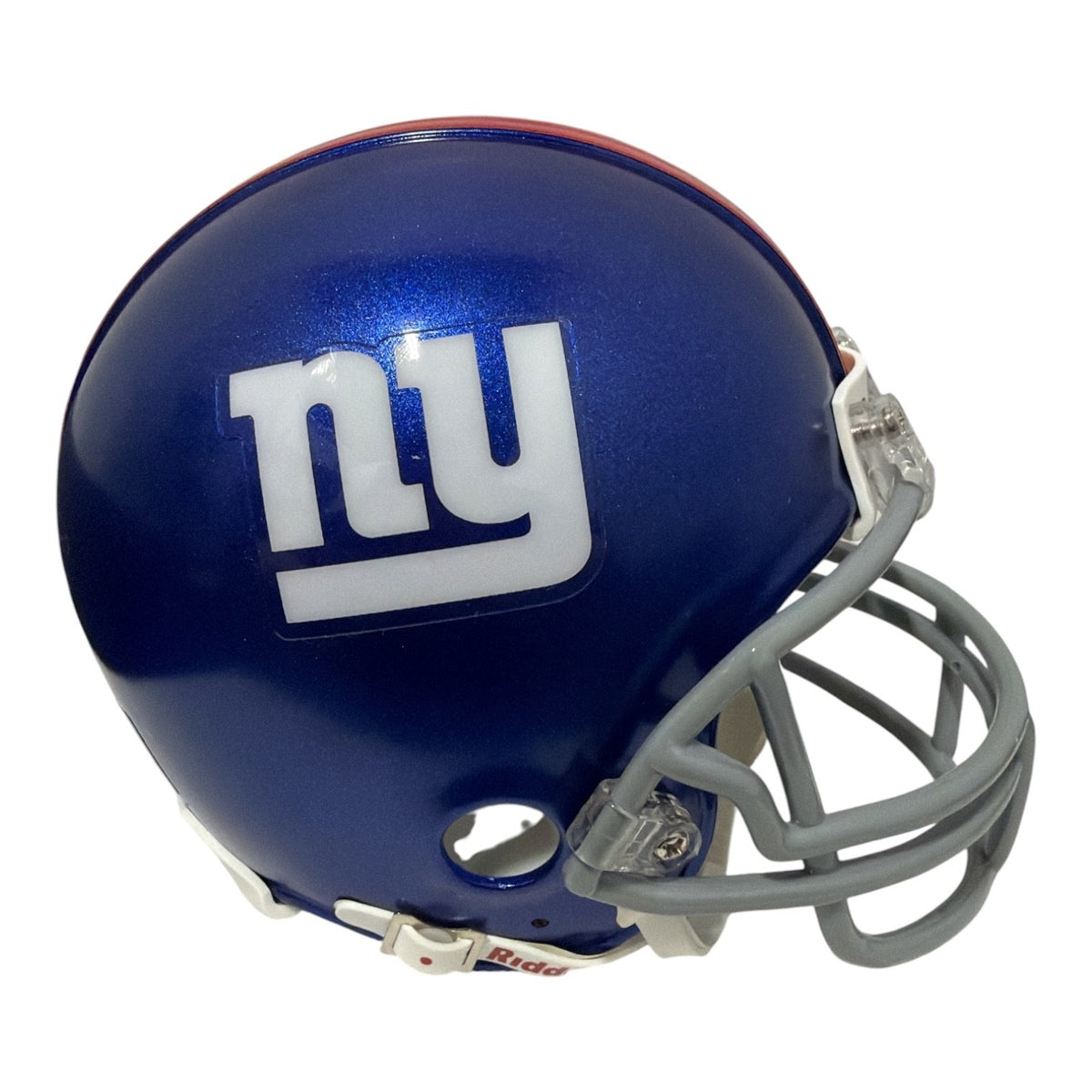 Victor Cruz Signed Giants Super Bowl XLVI Logo Mini Helmet w/ Insc. STEINER COA3