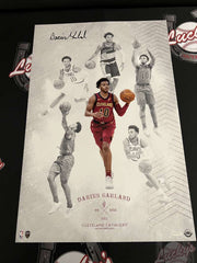 Darius Garland Signed 16x24 Photo On The Rise Upper Deck UDA COA Cavaliers0