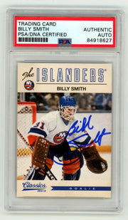 Billy Smith 2012-13 Panini Classics #135 Signed PSA Authentic Auto NY Islanders0