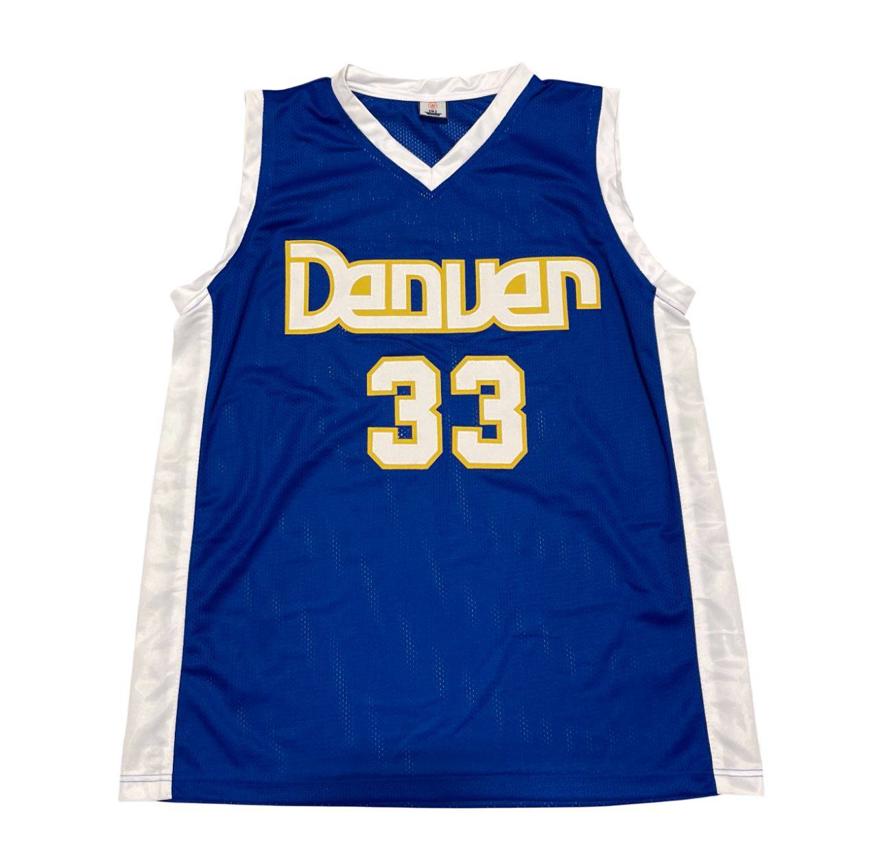 David Thompson Signed Denver Nuggets Custom Jersey w/ HOF 96 Beckett Wit BAS COA2