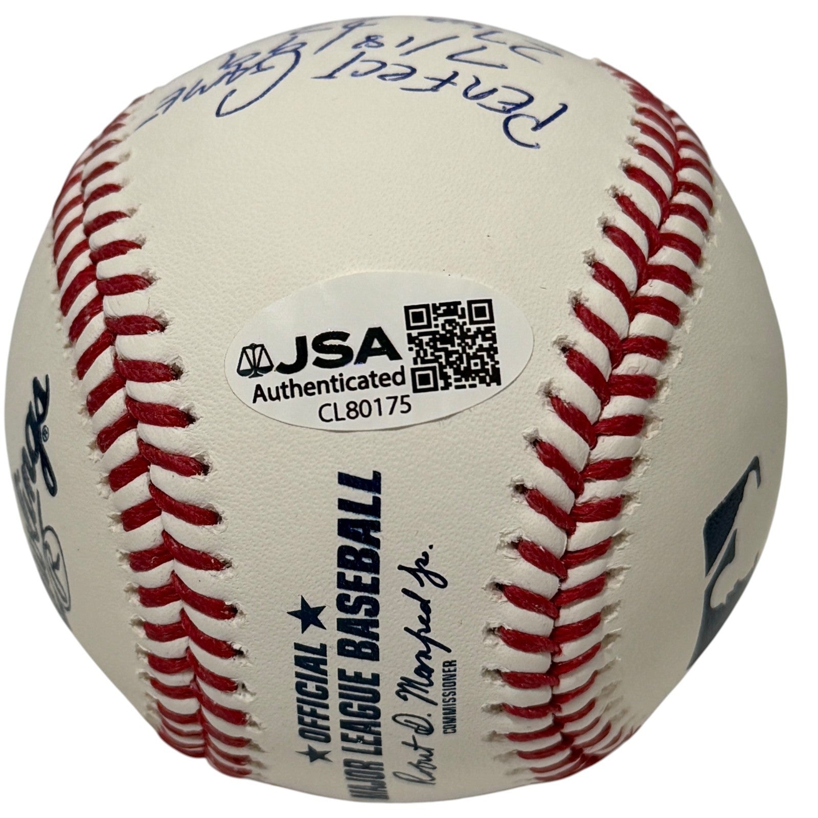 David Cone Signed Autographed ROMLB Baseball w/ Prefect Game + CY JSA COA3